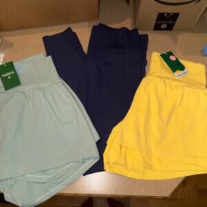 3 Pairs Halara Womens Softlyzero Airy High-Waisted Yoga Shorts & Leggings Sz L